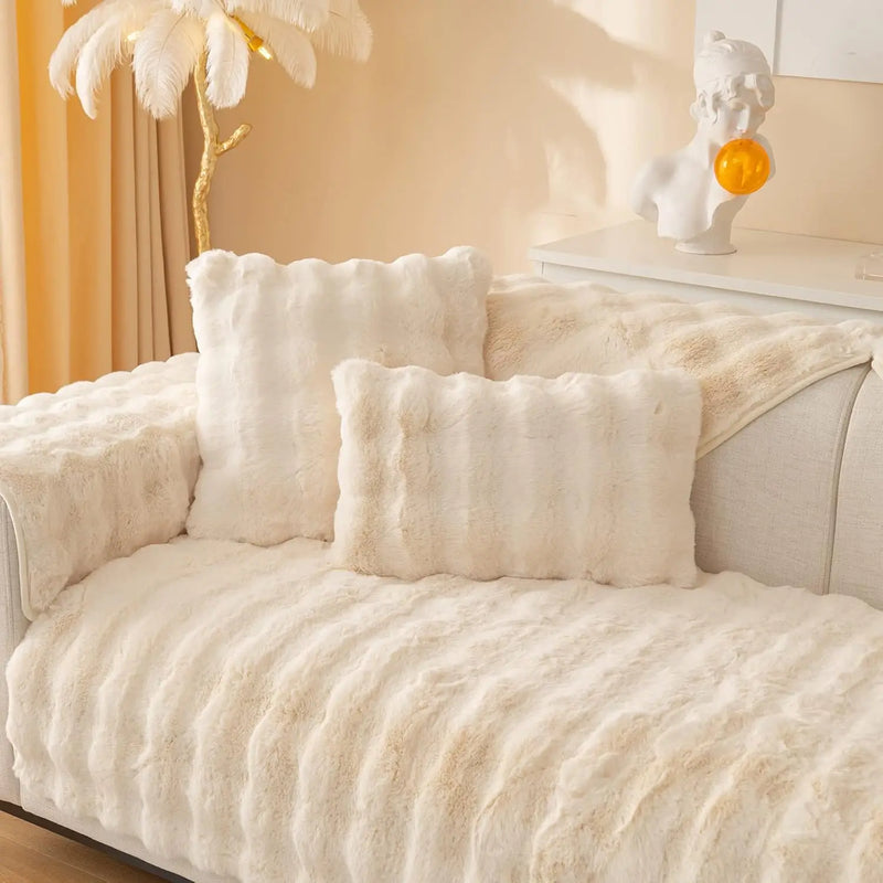 [LEVE 2 PAGUE 1] Capa SoftComfort Universal Premium para Sofá + BRINDE: Almofadas SoftComfort