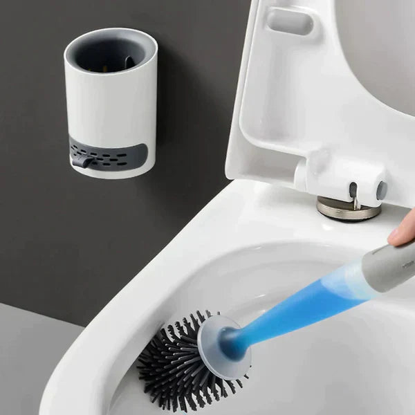 Escova de Limpeza para Vaso com Dispensador Integrado
