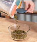 Potes de Armazenamento de Grãos Hermético com 4 Compartimentos