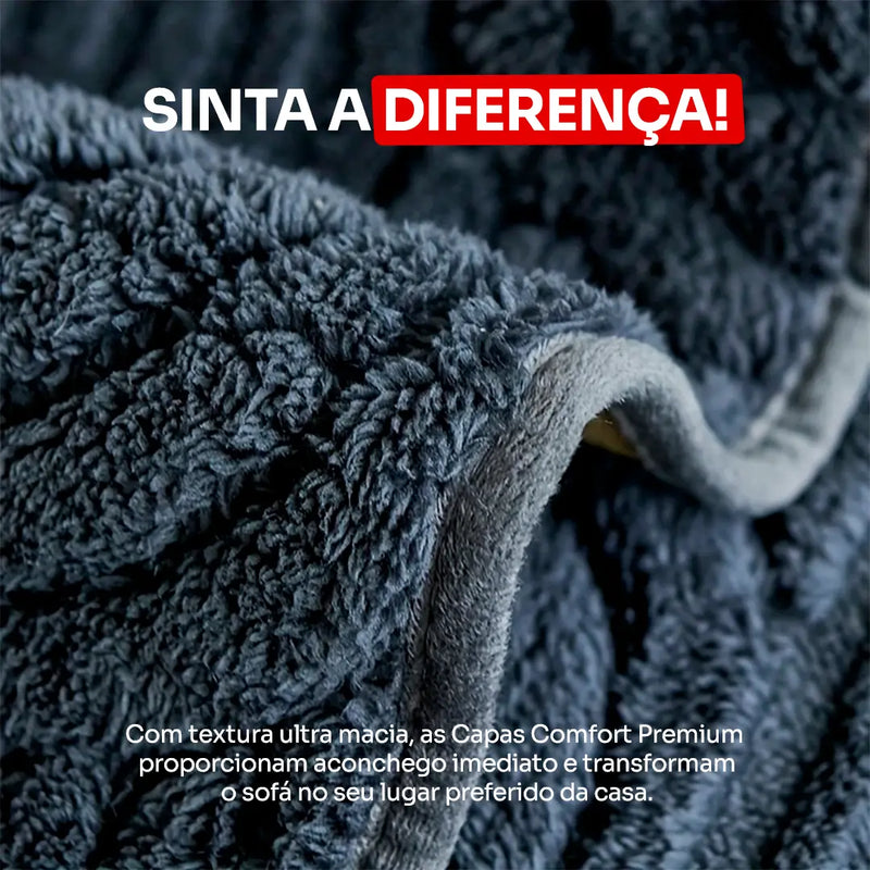 [LEVE 2 PAGUE 1] Capa Universal Comfort Premium para Sofá + BRINDE: Almofadas Comfort