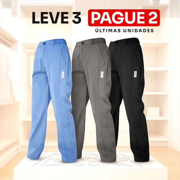 [LEVE 3, PAGUE 2] Calças Aurora de Seda e Poliéster Fría | ÚLTIMAS UNIDADES