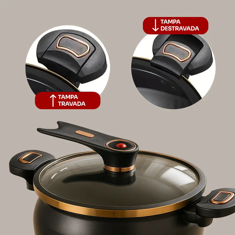 [LEVE 2 PAGUE 1] Panelas de Aço Inox Duble Anti Explosões 8 em 1 + Kit de Utensílios | ÚLTIMAS UNIDADES!